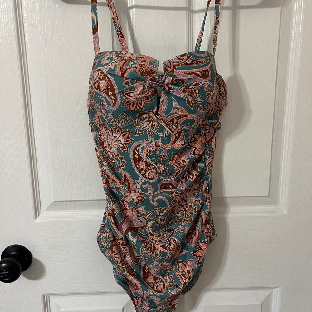 Paisley Print Women’s One Piece Swimsuit